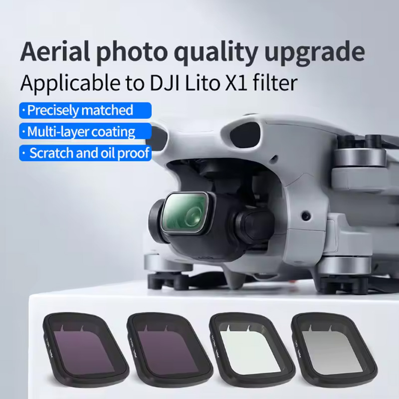 Drone Camera Vlog - DJI FLIP / Lito X1、Pro Vlog空中フォローシュート撮影アクセサリーキット、UV