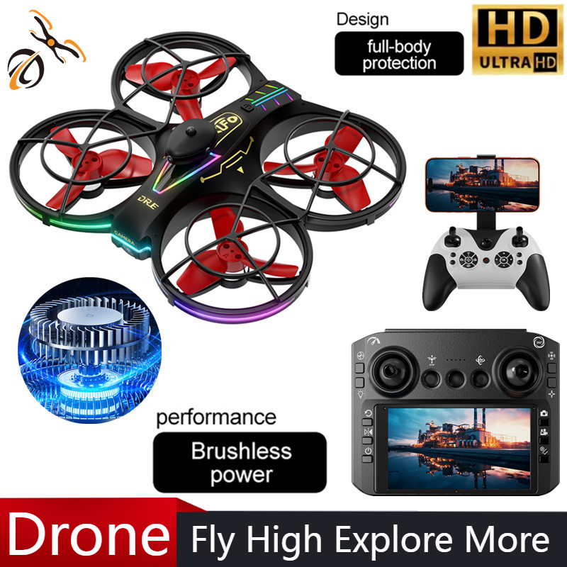 Drone Camera With Gimbal - RH830 RCプロフェッショナルドローン 4K HD空撮 レーザー障害物回避機能搭載 リモートLEDライト