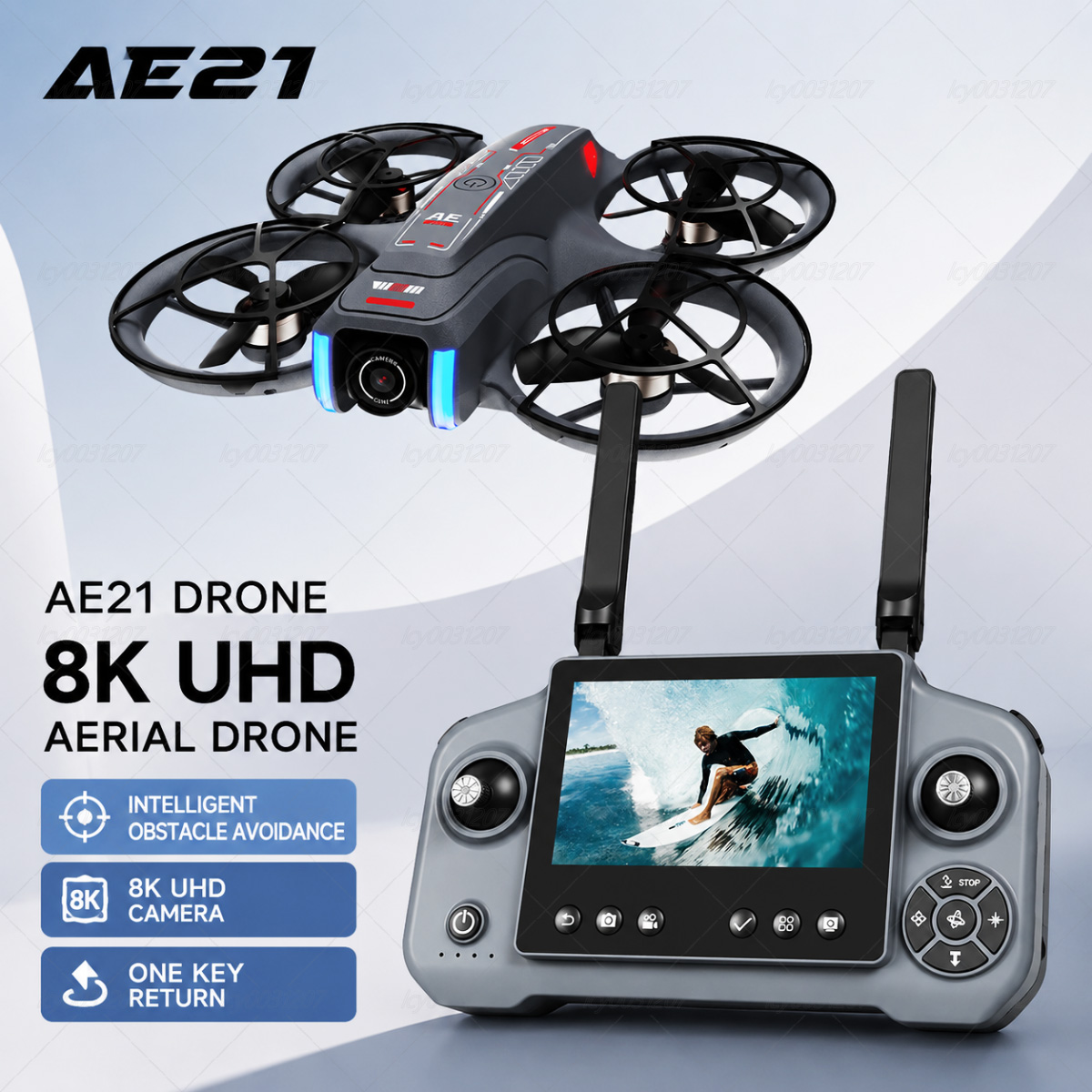 Drone Camera Night Vision - 新製品AE21ミニ8K FPVドローン、大型スクリーンリモコン、電動調整カメラ、4方向障害物回避、光学フロークアッドコプター、おもちゃ、ギフト