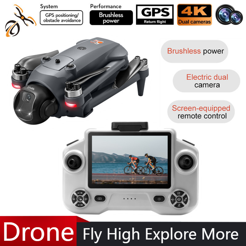 Drone Camera With Gimbal - 新型YL059ミニRCクアッドコプター4KドローンHDカメラFPV GPS飛行光学フローポジショニング長時間バッテリー搭載RCおもちゃ男の子向けギフトドローン