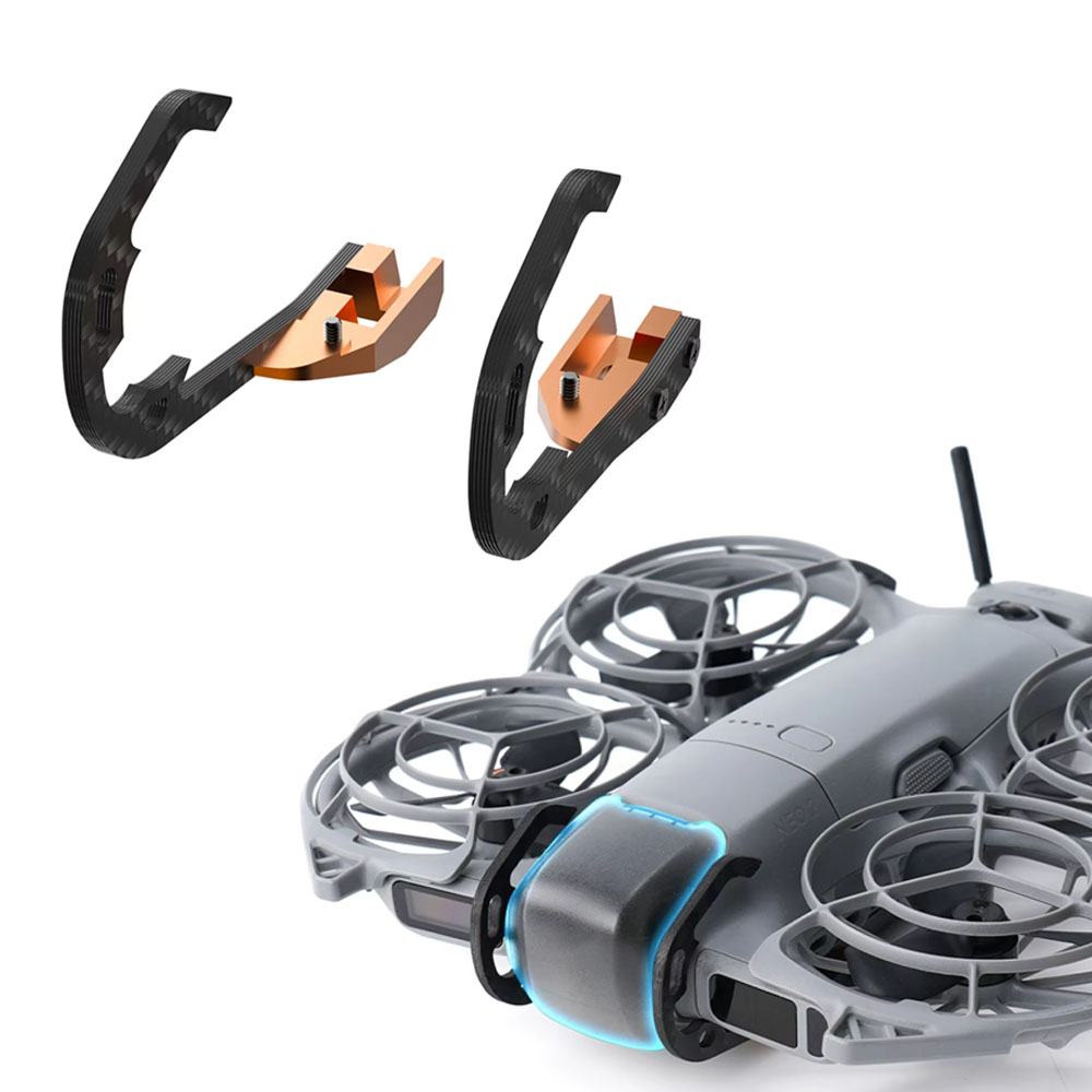 Drone Camera Filter - DJI NEO 2用ジンバル保護バー レンズバンパー カーボンファイバー衝撃保護 ドローンカメラ保護アクセサリー