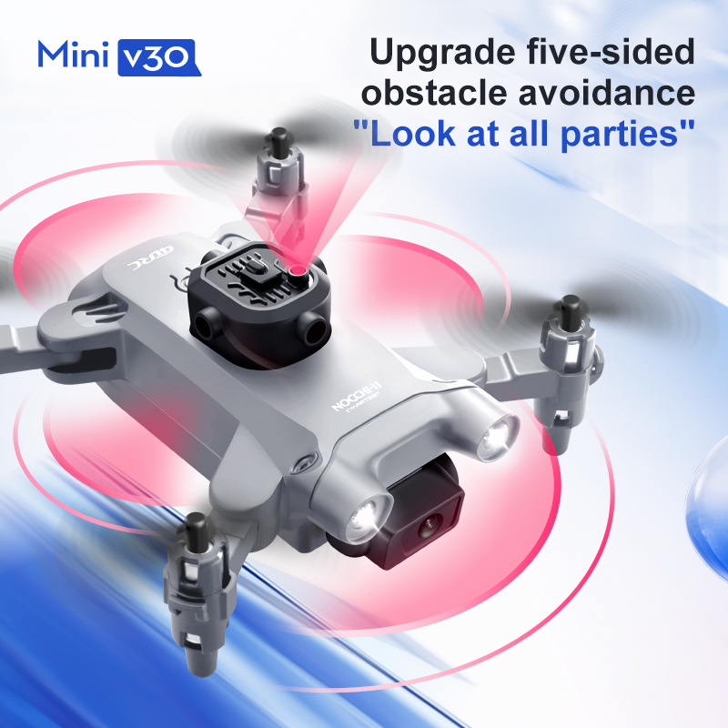 ミニ V30 WiFi FPV ドローン 4K HD デュア - Drone Camera Lens のレビューと価格