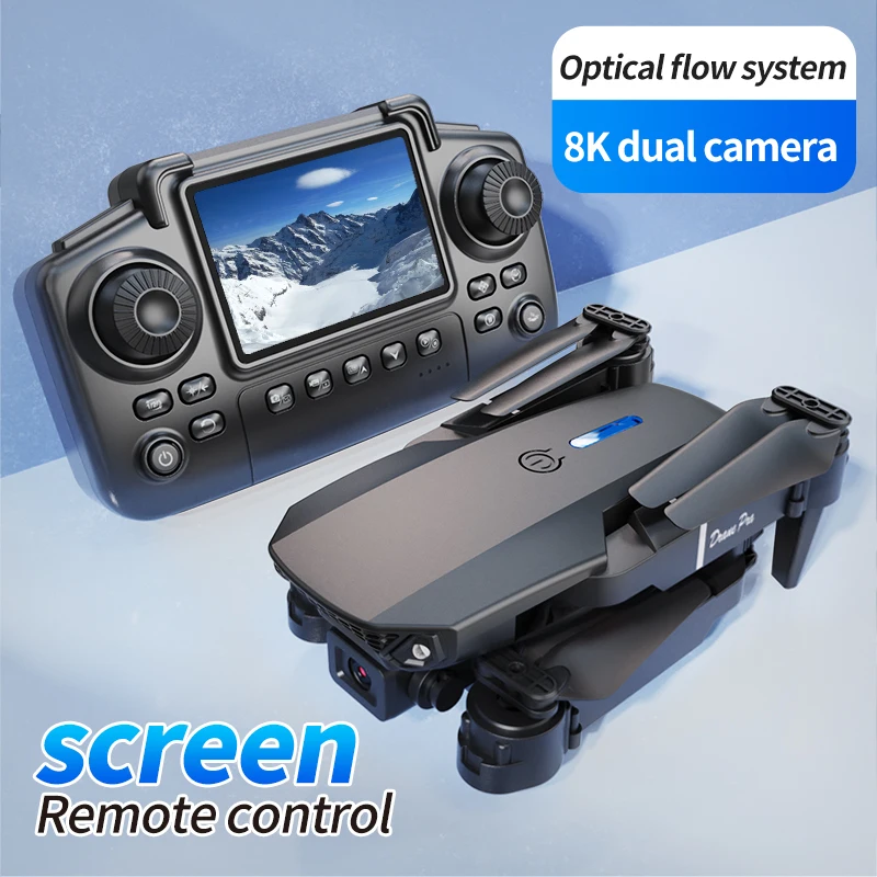 プロフェッショナル E88 プロドローン スクリーン付き 8 - Drone Camera Wide Angle のレビューと価格