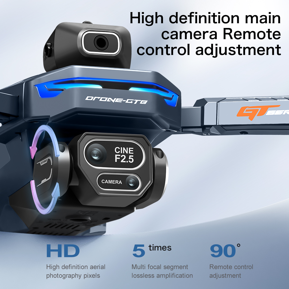 NEW GT8 HD RCドローン 4Kプロフェッショナルデ - Drone Camera Night Vision のレビューと価格