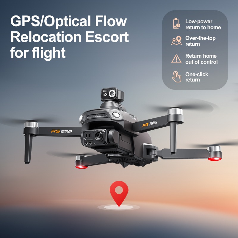 新しい RG800 MAX ドローン 1080P HD カメ - Drone Camera With Gimbal のレビューと価格