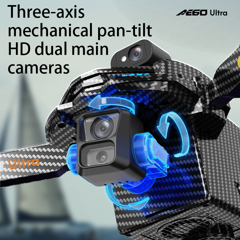 AE60 GPSドローン プロフェッショナル 8Kカメラ 3 - Drone Camera With Gimbal のレビューと価格