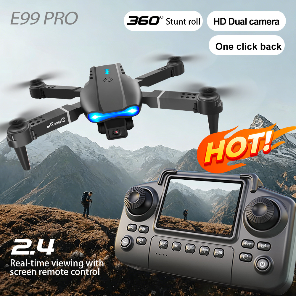 空中ドローン デュアルレンズスイッチ ジェスチャー撮影 ビュ - Drone Camera Wide Angle のレビューと価格