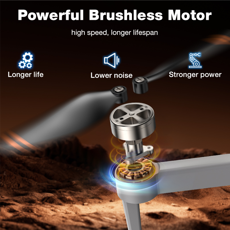 新型ホットL017プロドローン ブラシレス 3Dロール 36 - Drone Camera Lens のレビューと価格