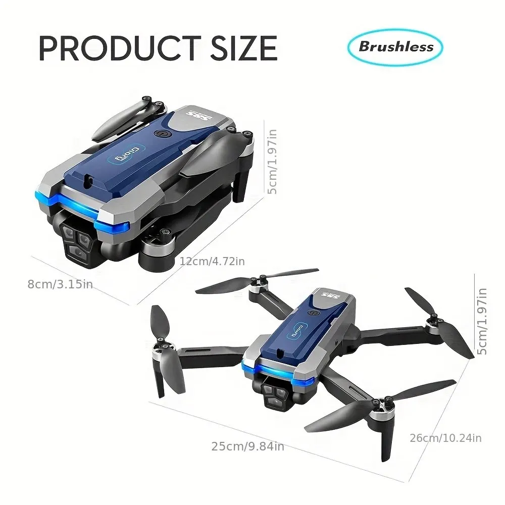 折りたたみ式リモートコントロールドローンRCS8S GPS, - Drone Camera Wide Angle のレビューと価格